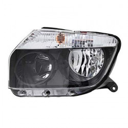 Globex Head Light Lamp Assembly Duster Black Left 