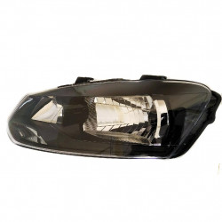 Head Lamp Assembly Black Bezel  LHS Vento  / Polo  (Minda)