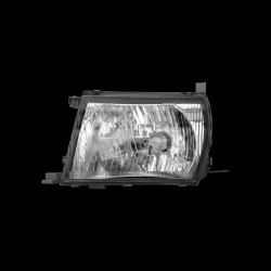 Indolite Head Light Lamp Assembly Qualis Type 2 Left 