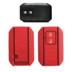 KeyCare KC-05 Key Cover Silicone For Baleno / Swift / Swift Dzire / Ertiga / Ignis / XL6 / Glanza (Red)