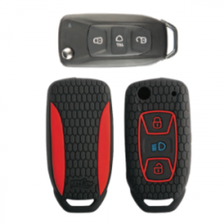 KeyCare KC-29 Key Cover Silicone For Bolt / Hexa / Nexon / Tiago / Tigor / Zest (Black)