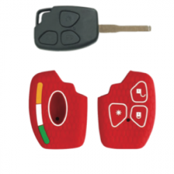 KeyCare KC-34 Key Cover Silicone For Bolero / Nuvosport / Quanto / Scorpio / Xylo (Red)