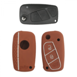 KeyCare KC-38 Key Cover Silicone For Avventura / Linea / Punto (Brown)