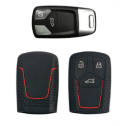 KeyCare KC-47 Key Cover Silicone For A8 / Q7 / RS / TT (Black)