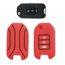 KeyCare KC-50 Key Cover Silicone For City / Jazz / WR-V (Red)