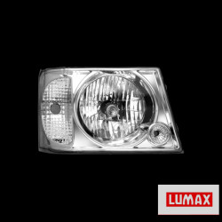 Lumax 011-HLA-MMR- Head Light Lamp Assembly Sumo Victa/Gold With Motor (Right) 