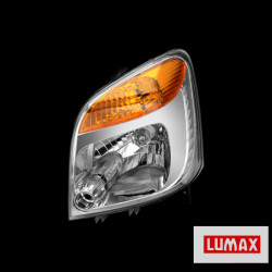 Lumax 027-HLU-NWM-L - Head Light Lamp Assembly WagonR Type-3 Motorised (Left) 