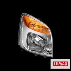 Lumax 027-HLU-NWM-R  - Head Light Lamp Assembly WagonR Type-3 Motorised (Right) 