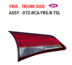 Lumax 072-RCA-YRS-B-TSL Tail Light Lamp Assembly Yaris Trunk Side With Bulb Left