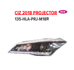 Lumax 135-HLA-PRJ-M18R Head Light Lamp Assembly Ciaz Projector With Bulb & Motor Right