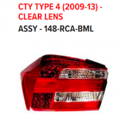 Lumax 148-RCA-BML Tail Light Lamp Assembly IVTEC N/M Clear Lens Left