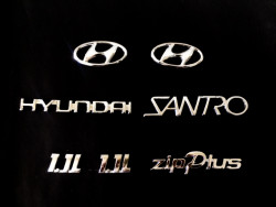 Monogram Set Hyundai Santro Zip Emblem