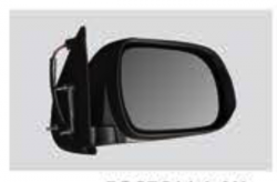 Motherson RV-PTY015OR Outer Rear View Side Door Mirror Fortuner Motorised with Indicator Chrome Right 