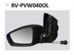 Motherson RV-PVW040OL Outer Rear View Side Door Mirror Polo / Vento / Rapid Manual with Indicator Left 