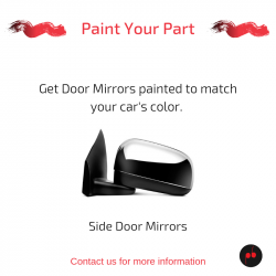 Paint Job - Side Door Mirrors (Any Color)