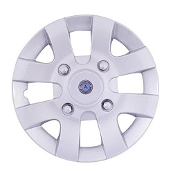 Premium Quality Car Full Wheel Cover Caps Silver 15 Inches Bolt Type Fitting For - Mahindra Xylo (Set of 4)