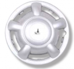 Premium Quality Car Full Wheel Cover Caps Silver OE Type 12 Inches Press Type Fitting For - Tata Ace (Set of 4)