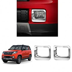 Premium Quality Fog Lamp Cover Chrome- Mahindra TUV 300