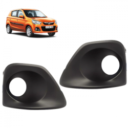 Premium Quality Fog Light Lamp Grill Cover Beezel for Alto K-10 New Model (Set of 2)