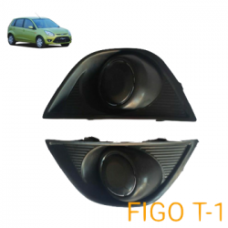 Premium Quality Fog Light Lamp Grill Cover Beezel for Figo Type 1 (Set of 2)