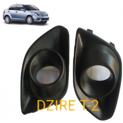 Premium Quality Fog Light Lamp Grill Cover Beezel for Swift Dzire Type 2 (Set of 2)