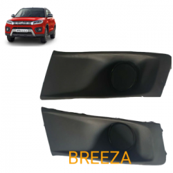 Premium Quality Fog Light Lamp Grill Cover Beezel for Vitara Brezza (Set of 2)