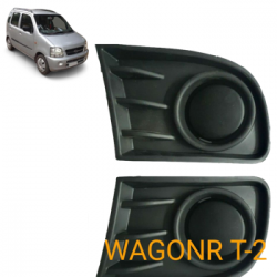 Premium Quality Fog Light Lamp Grill Cover Beezel for Wagon R Type 2 (Set of 2)
