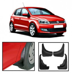 Premium Quality Non Breakable Plastic Car Mud Flaps for Polo New Model (Set of 4)