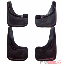 Premium Quality Rubber Car Mud Flaps Hyundai Santro Xing (Set of 4)