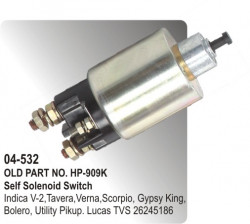 Self Solenoid Switch Indica V-2,Tavera, Verna, Scorpio, Maruti Gypsy King, Bolero Utility Pikup equivalent to 26245