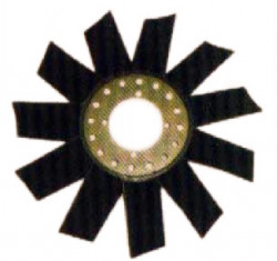 SILVER Radiator Fan Blade Canter 10.90 G (11 Blades) Black Colour (Dia 873Mm) 