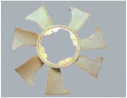 SILVER Radiator Fan Blade Canter 11.10 (7 Blades) White Colour (Dia 419Mm) 