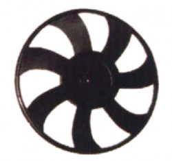 SILVER Radiator Fan Blade Hyundai Santro (Dia 330) 