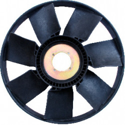 SILVER Radiator Fan Blade Tata 3118 / 2518 / 4523 (Ring Type) (Extra Heavy Duty) (Behr Type) (Dia 558Mm) 