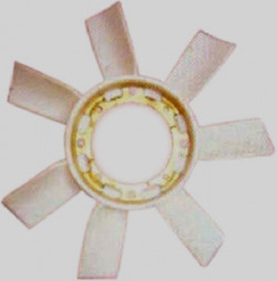 SILVER Radiator Fan Blade Tavera (Dia 380) 