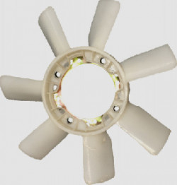 SILVER Radiator Fan Blade Toyota 2C (Dia 343) 