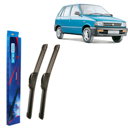 Spark Minda U-Hook Type Soft Wiper Blades, 17" (Set of 2) for Maruti 800