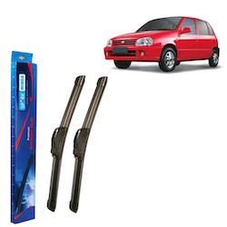 Spark Minda U-Hook Type Soft Wiper Blades, 20"/17" (Set of 2) for Zen