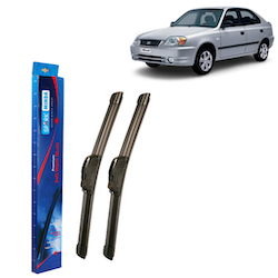 Spark Minda U-Hook Type Soft Wiper Blades, 20"/18" (Set of 2) for Accent/Elantra