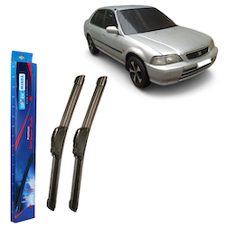 Spark Minda U-Hook Type Soft Wiper Blades, 20"/18" (Set of 2) for City Type 1 / Type 2