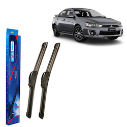 Spark Minda U-Hook Type Soft Wiper Blades, 21"/19" (Set of 2) for Lancer/Cedia