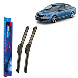 Spark Minda U-Hook Type Soft Wiper Blades, 21"/19" (Set of 2) for Octavia