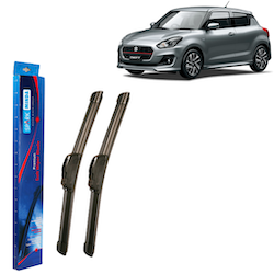 Spark Minda U-Hook Type Soft Wiper Blades, 21"/19" (Set of 2) for Swift / Swift Dzire