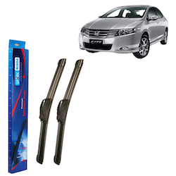 Spark Minda U-Hook Type Soft Wiper Blades, 24"/14" (Set of 2) for City Type 5 / 6 iVTEC/ City idTEC