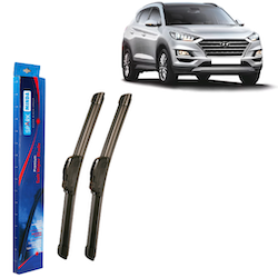 Spark Minda U-Hook Type Soft Wiper Blades, 24"/16" (Set of 2) for Tucson