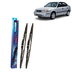 Spark Minda U-Hook Type Wiper Blades Assembly, 20"/18" (Set of 2) for Accent/Elantra