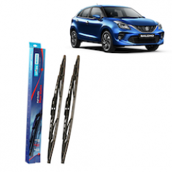 Spark Minda U-Hook Type Wiper Blades Assembly, 21"/18" (Set of 2) for Baleno New Model