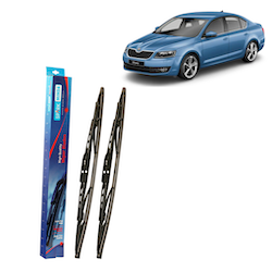 Spark Minda U-Hook Type Wiper Blades Assembly, 21"/19" (Set of 2) for Octavia