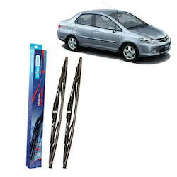 Spark Minda U-Hook Type Wiper Blades Assembly, 22"/14" (Set of 2) for City ZX Type 3