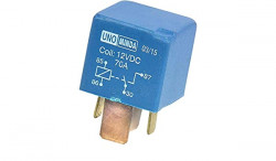 UNO MINDA 850076 A/C Relay 4 Pin (Blue) Safari Dicor 